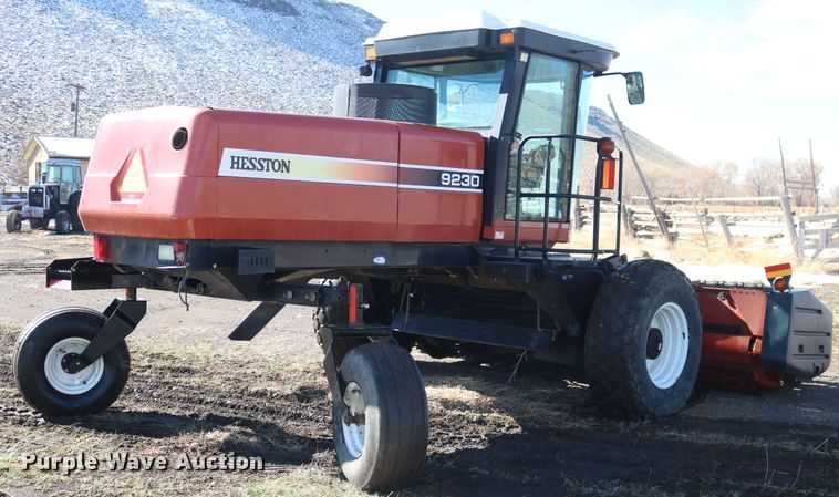 image for item DD6163 2004 Hesston 9230  windrower