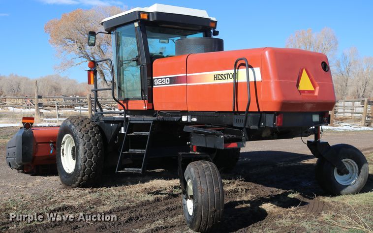 image for item DD6163 2004 Hesston 9230  windrower