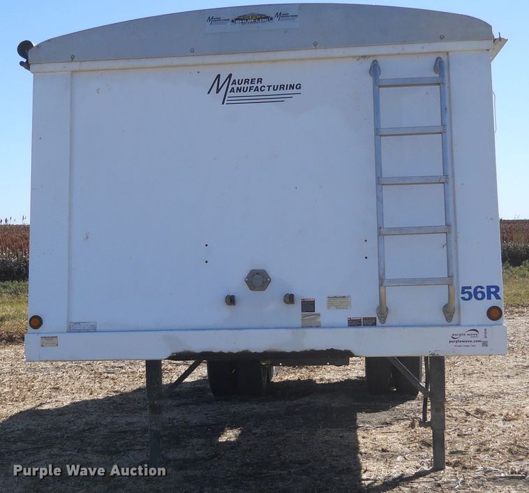 image for item DF4544 2009 Maurer single hopper bottom grain trailer