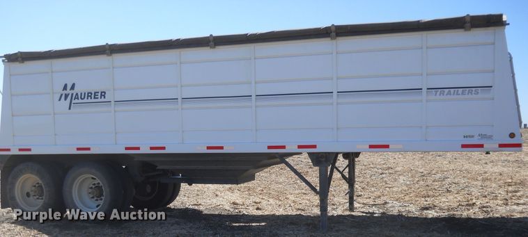 image for item DF4544 2009 Maurer single hopper bottom grain trailer