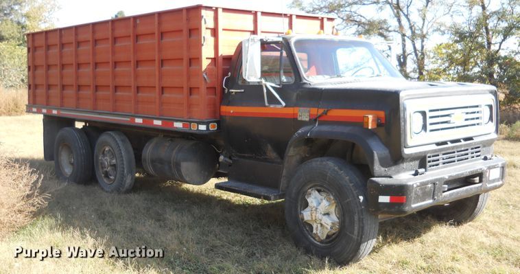 image for item DF4548 1973 Chevrolet 65  grain truck