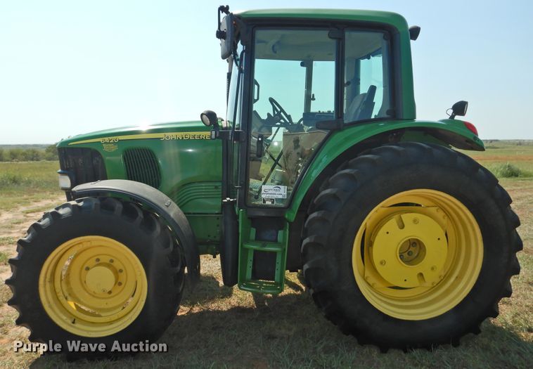 image for item DG1450 2005 John Deere 6420  MFWD tractor