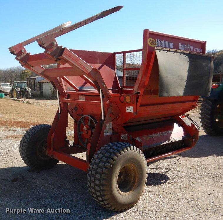 image for item DH3414 Highline Bale Pro CFR650 bale processor