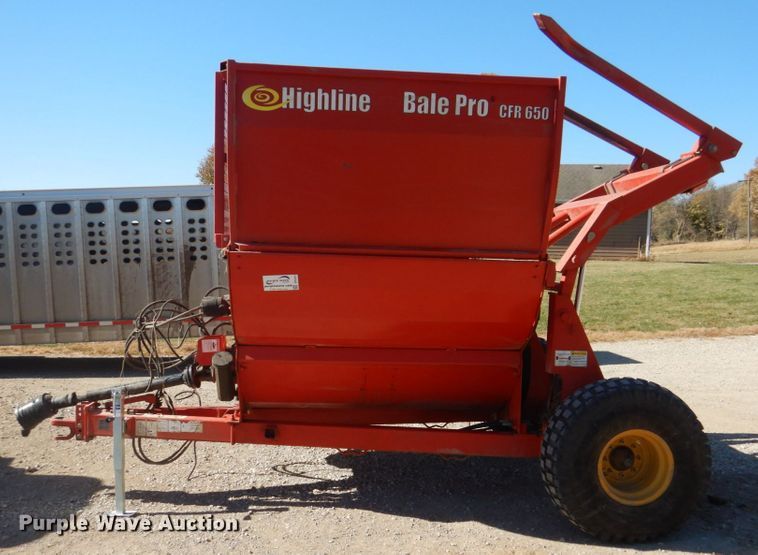 image for item DH3414 Highline Bale Pro CFR650 bale processor