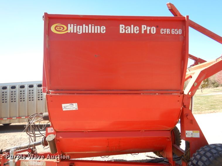 image for item DH3414 Highline Bale Pro CFR650 bale processor