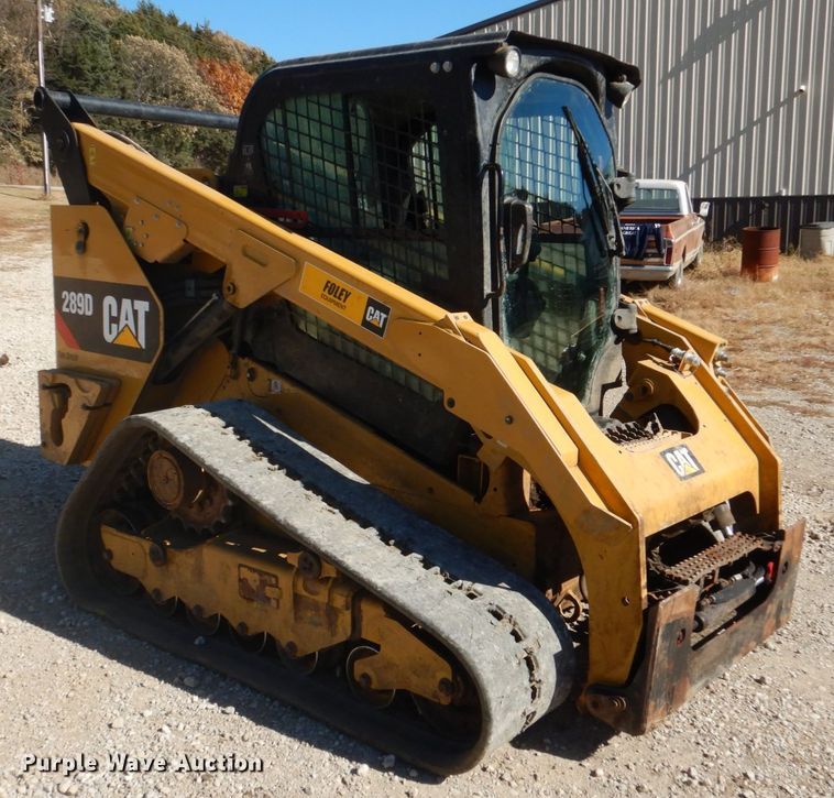 image for item DH3415 2018 Caterpillar 289D  tracked skid steer loader