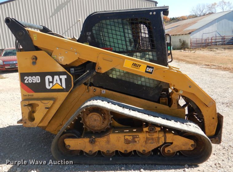 image for item DH3415 2018 Caterpillar 289D  tracked skid steer loader