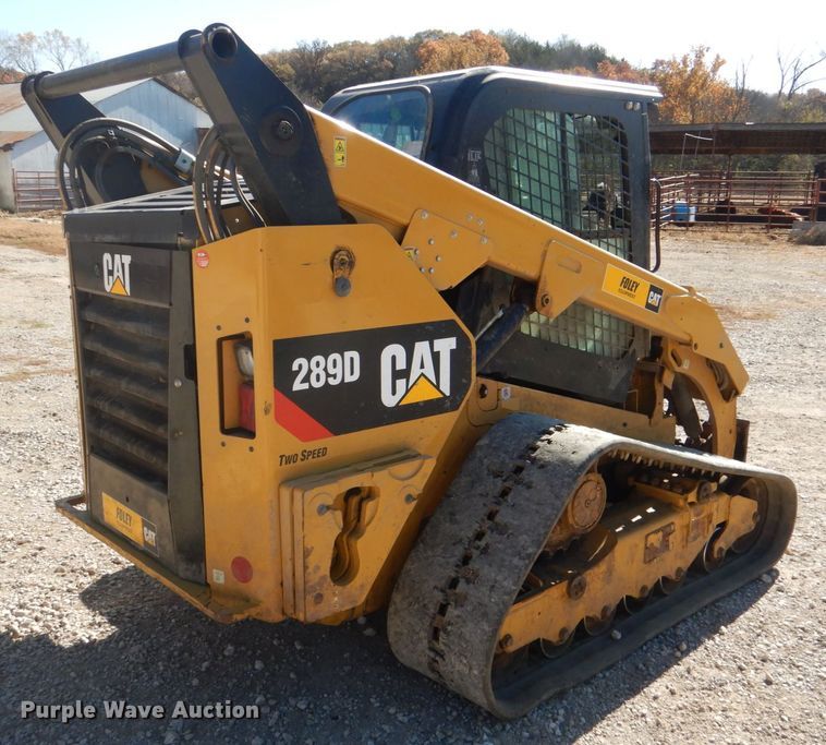 image for item DH3415 2018 Caterpillar 289D  tracked skid steer loader