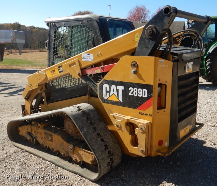 image for item DH3415 2018 Caterpillar 289D  tracked skid steer loader
