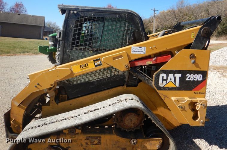 image for item DH3415 2018 Caterpillar 289D  tracked skid steer loader
