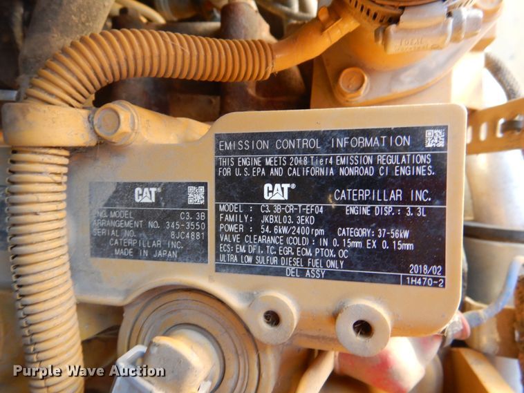 image for item DH3415 2018 Caterpillar 289D  tracked skid steer loader