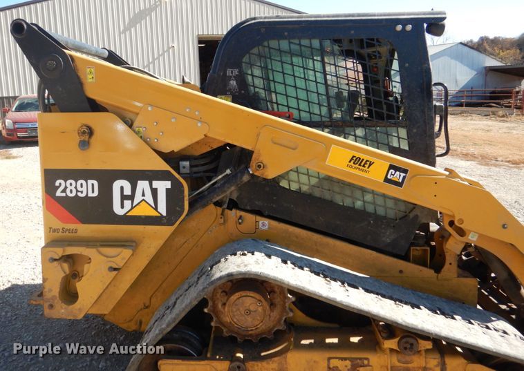 image for item DH3415 2018 Caterpillar 289D  tracked skid steer loader
