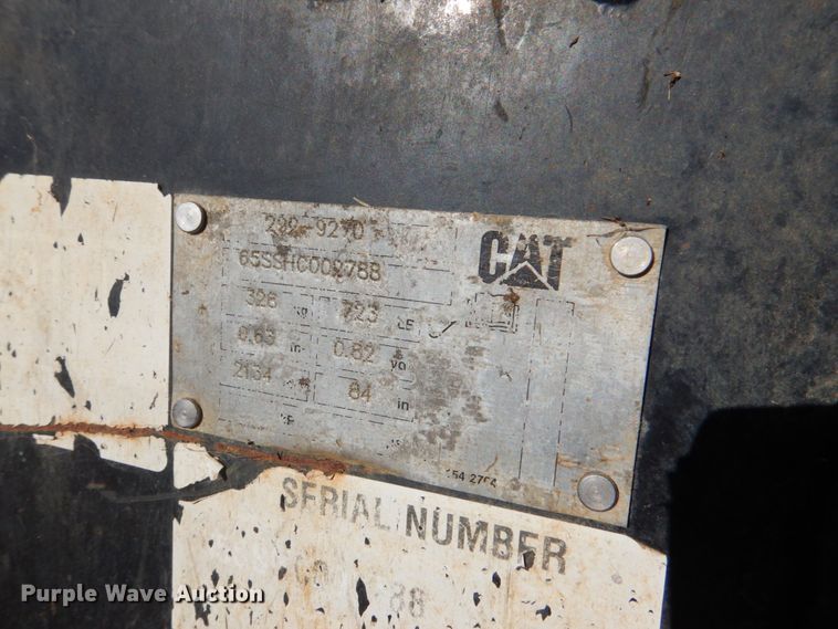 image for item DH3415 2018 Caterpillar 289D  tracked skid steer loader