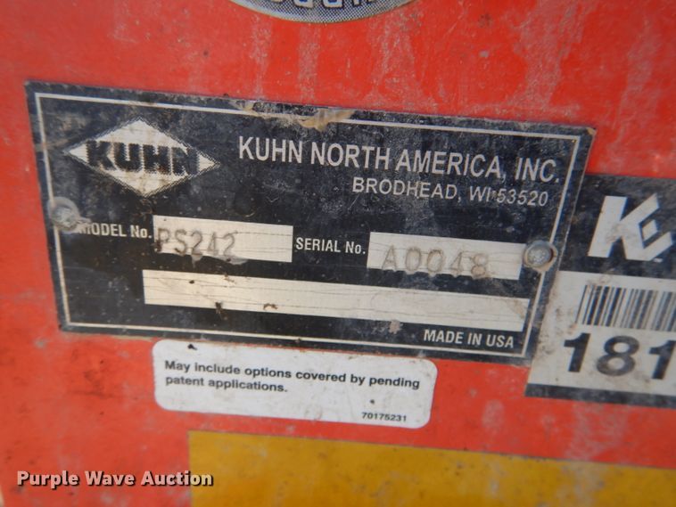 image for item DH3418 Kuhn PS242 manure spreader