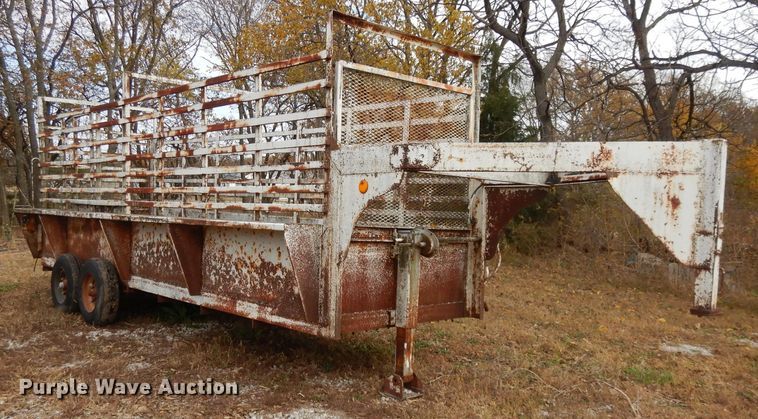 image for item DH3496 1985 shop built utility trailer