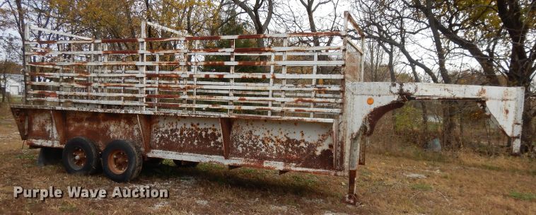 image for item DH3496 1985 shop built utility trailer
