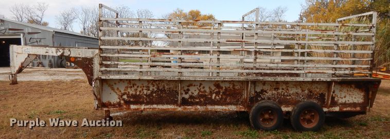 image for item DH3496 1985 shop built utility trailer