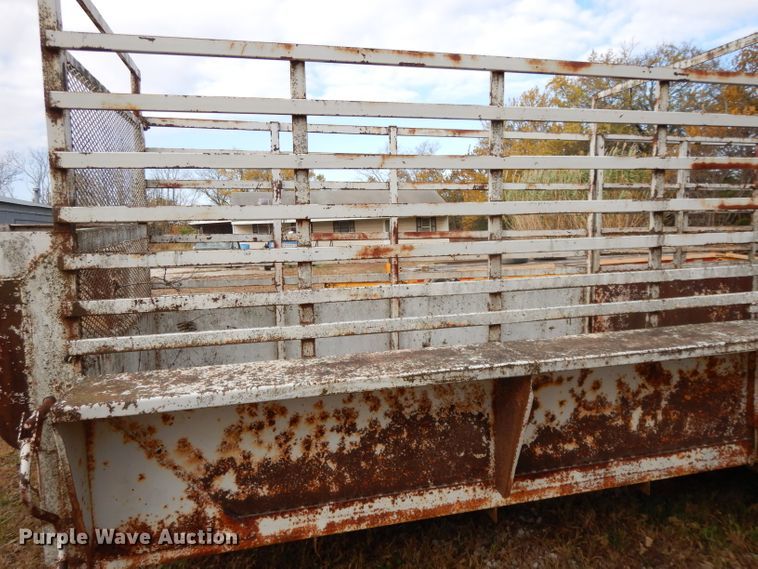 image for item DH3496 1985 shop built utility trailer
