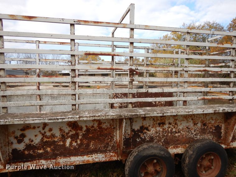 image for item DH3496 1985 shop built utility trailer