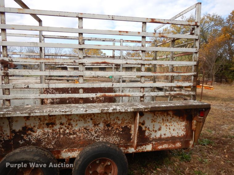 image for item DH3496 1985 shop built utility trailer