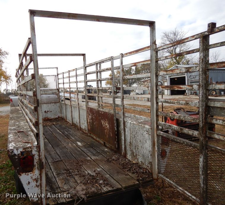 image for item DH3496 1985 shop built utility trailer