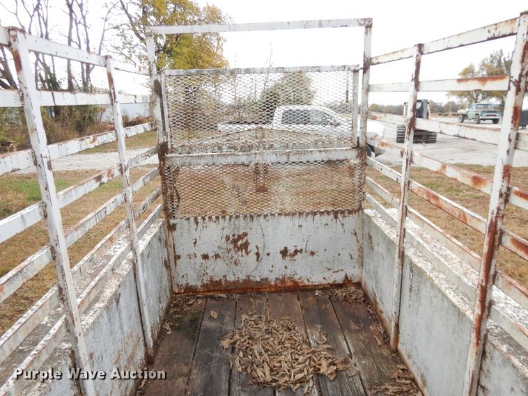 image for item DH3496 1985 shop built utility trailer