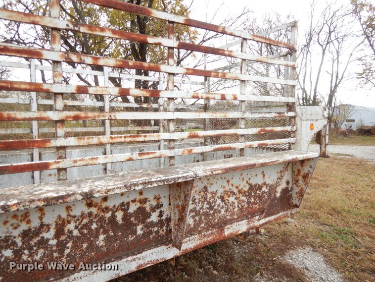 image for item DH3496 1985 shop built utility trailer