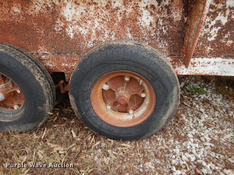 image for item DH3496 1985 shop built utility trailer