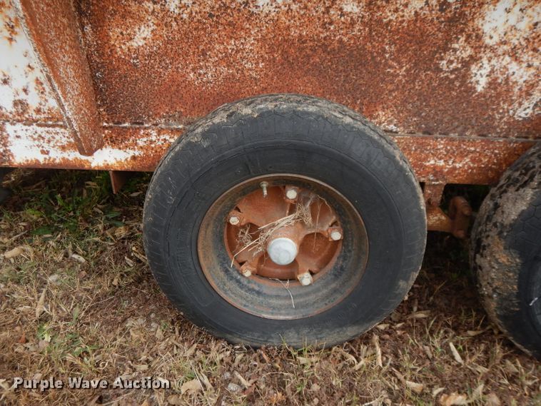 image for item DH3496 1985 shop built utility trailer