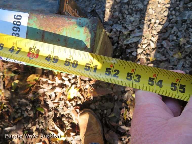 image for item DH3986 Shop built skid steer bale spear