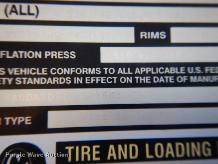 image for item DI8102 2012 Neal nurse tank trailer