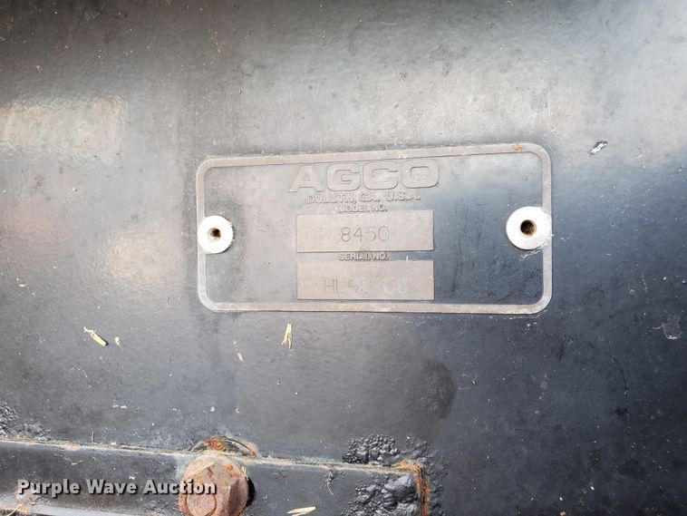 image for item DJ3163 2002 Hesston 8450  windrower