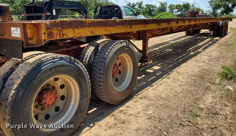 image for item DJ3164 1970 flatbed trailer