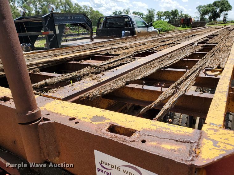 image for item DJ3164 1970 flatbed trailer