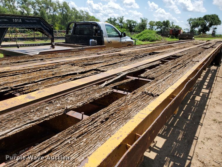 image for item DJ3164 1970 flatbed trailer