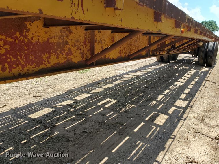image for item DJ3164 1970 flatbed trailer