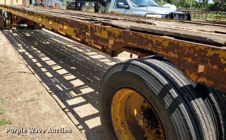 image for item DJ3164 1970 flatbed trailer