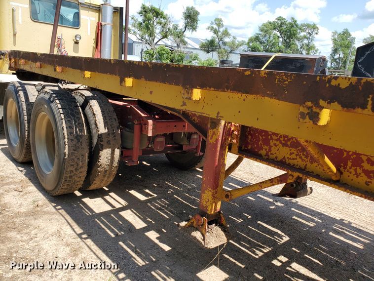 image for item DJ3164 1970 flatbed trailer