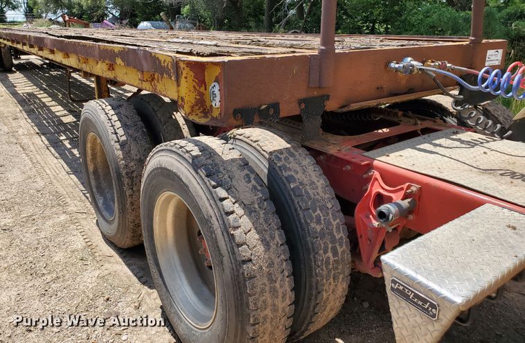 image for item DJ3164 1970 flatbed trailer
