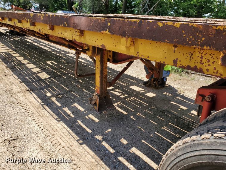 image for item DJ3164 1970 flatbed trailer