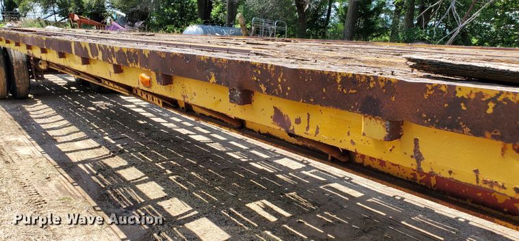 image for item DJ3164 1970 flatbed trailer