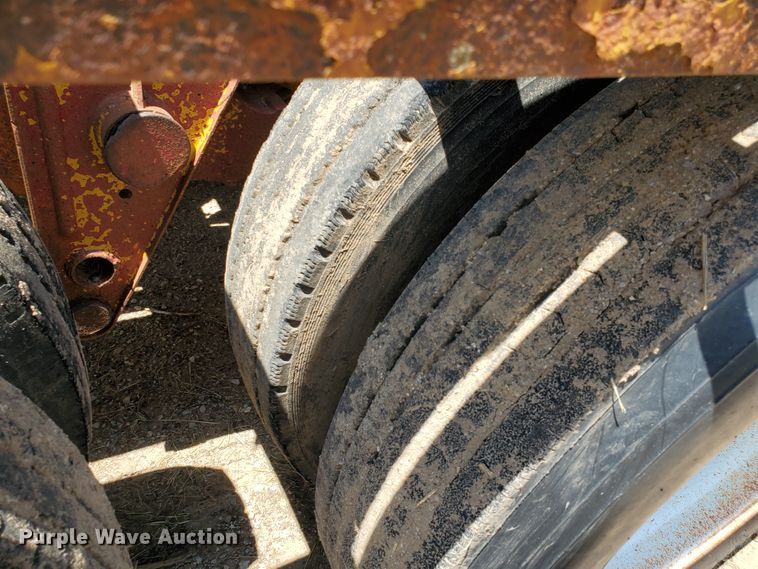 image for item DJ3164 1970 flatbed trailer