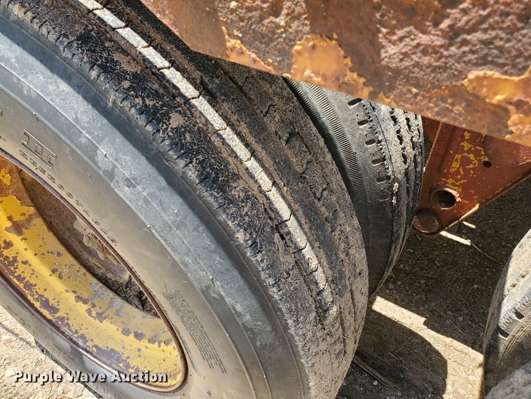 image for item DJ3164 1970 flatbed trailer