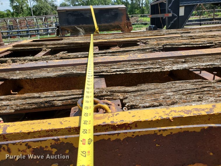 image for item DJ3164 1970 flatbed trailer