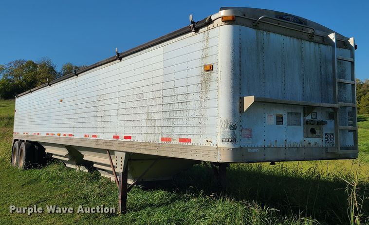 image for item DY9960 1999 Timpte double hopper bottom grain trailer