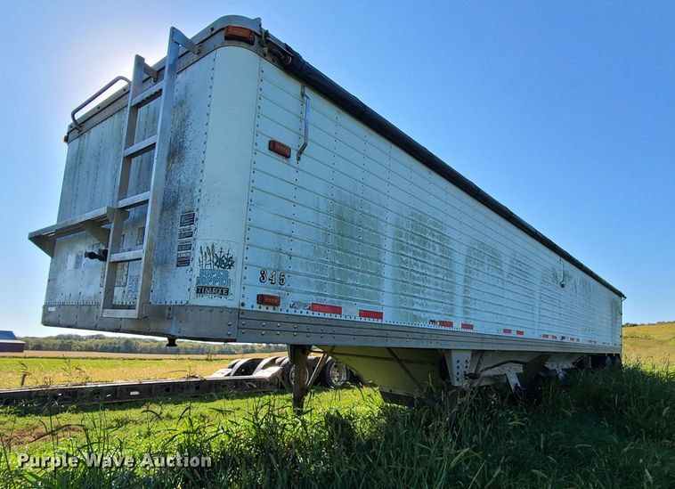 image for item DY9960 1999 Timpte double hopper bottom grain trailer