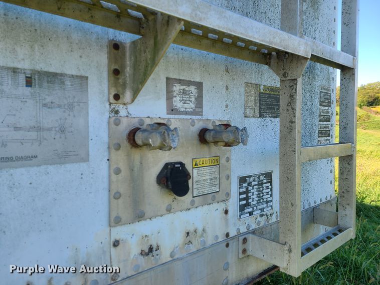 image for item DY9960 1999 Timpte double hopper bottom grain trailer