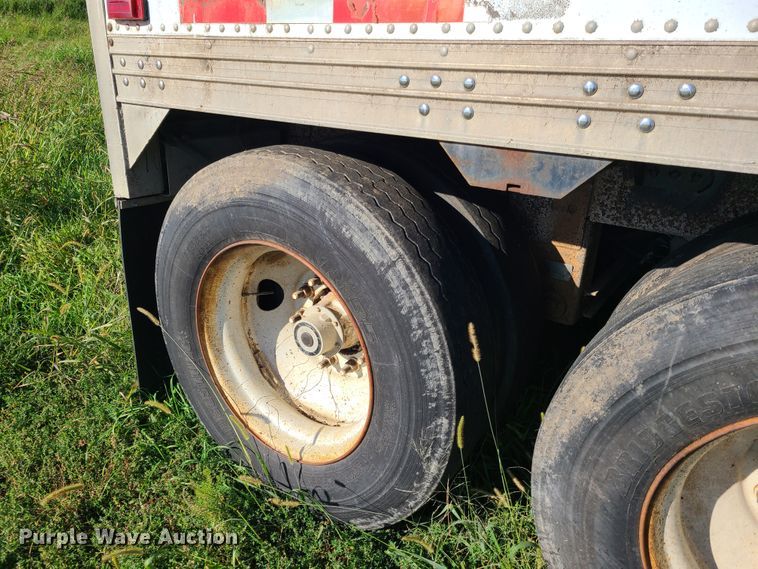 image for item DY9960 1999 Timpte double hopper bottom grain trailer