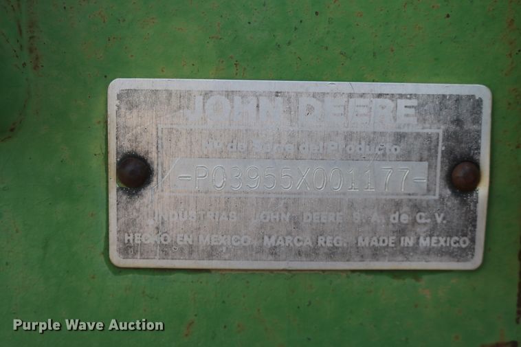 image for item EO9851 John Deere 3955 five bottom switch plow