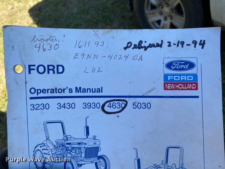 image for item HA9683 1994 Ford 4630  tractor